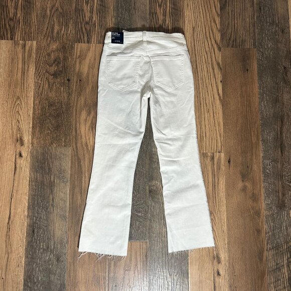 J. Crew Factory Flare Crop Jean White Size 25 NWT BO933 - Picture 6 of 6